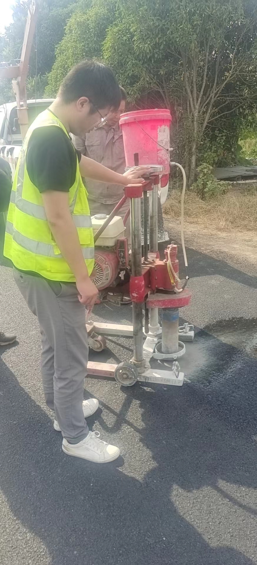 安慶市2022年農(nóng)村公路養(yǎng)護(hù)工程（X101龍百路、X102桐新路) 交（竣）工驗(yàn)收質(zhì)量檢測