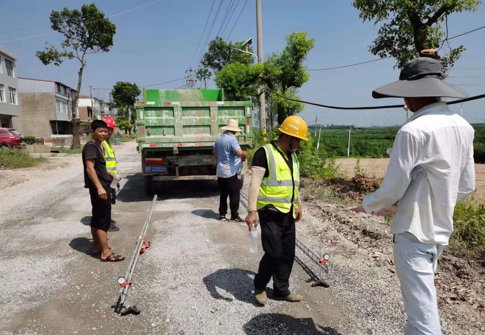 宿復(fù)路彎沉自檢