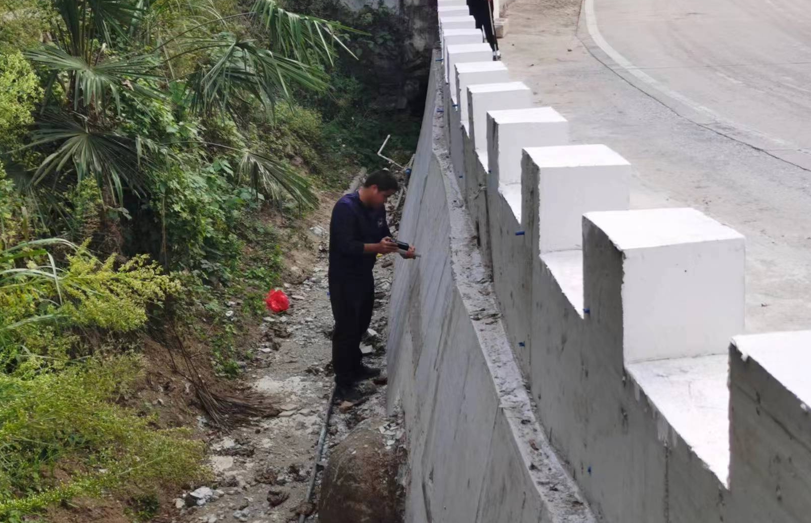 宿松縣水毀工程回彈檢測(cè)