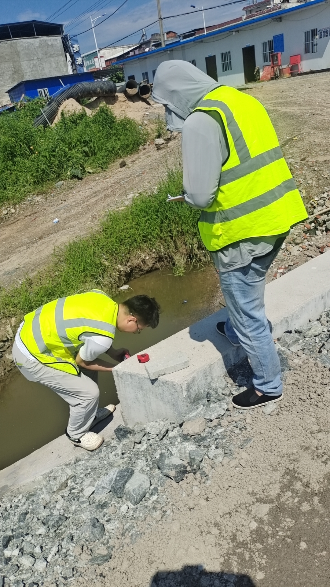 長河三橋連接線圓管涵檢測